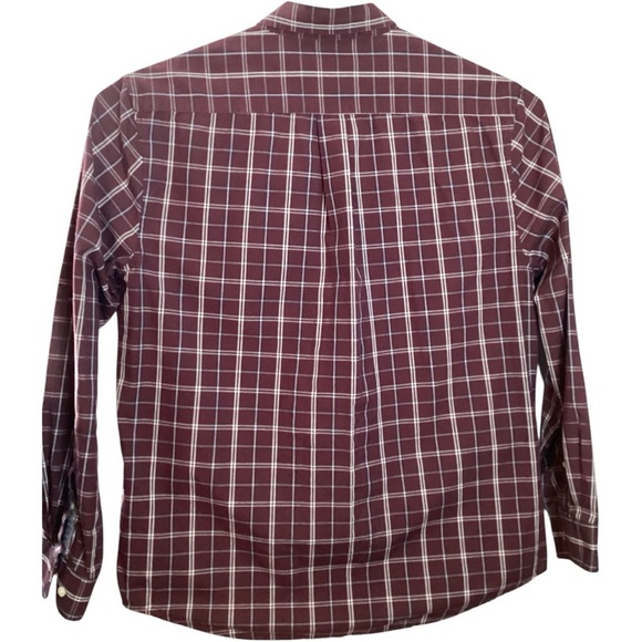 U.S. Polo Assn. Men's Maroon Plaid Shirt, Size XL - Picture 3 of 10